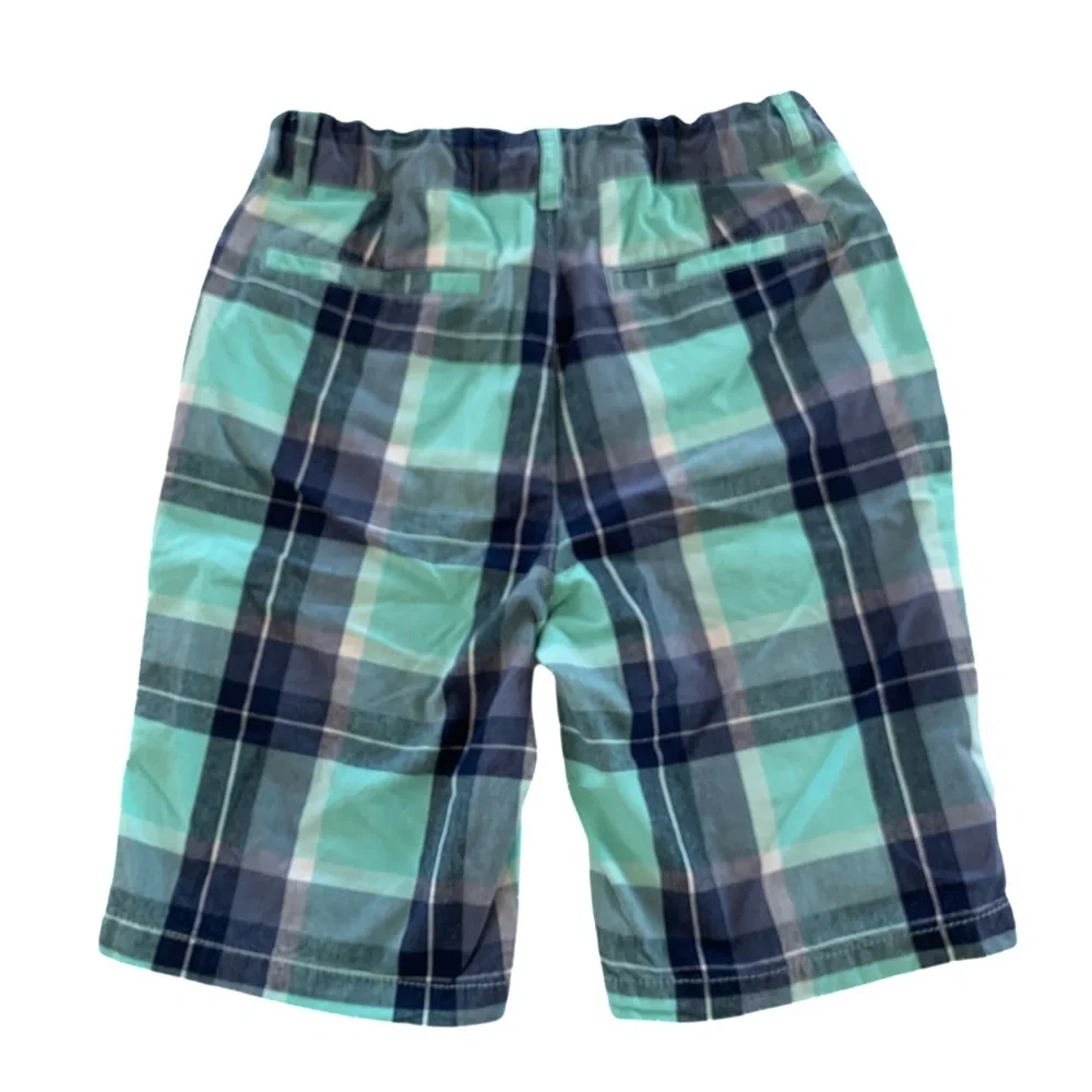 The Children’s Place Plaid Aqua mix shorts. 10